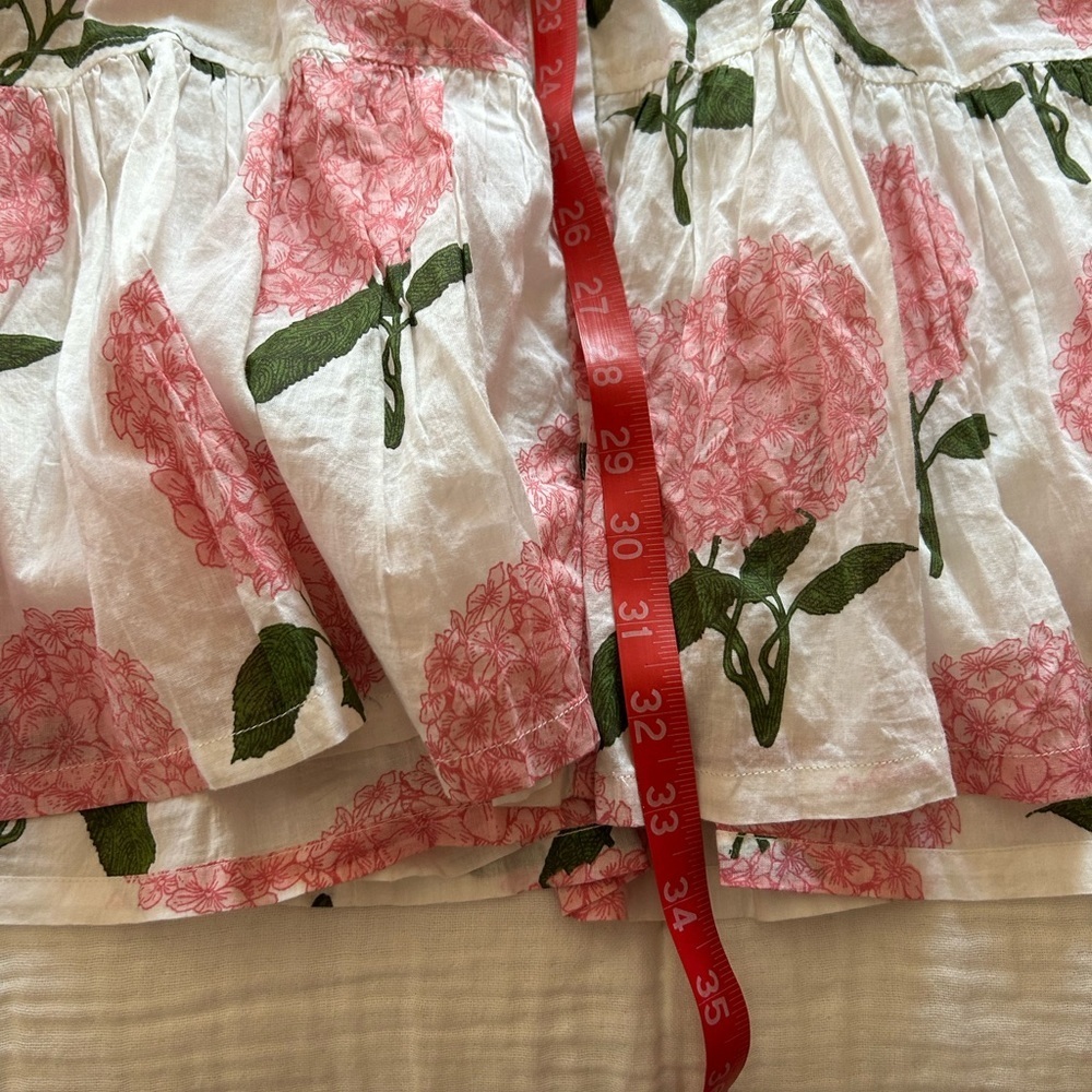 Pink Chicken kalani Pink and White Hydrangeas Floral Mini Dress - Picture 6 of 9